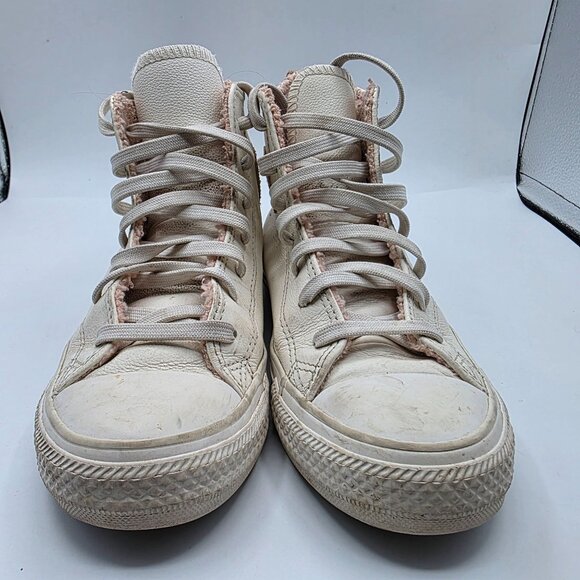 Converse Chuck Taylor All Star Womens Size 6 White Shoes Perfect Is Not Perfect - Picture 2 of 13